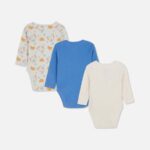 3pk Tom and Jerry Room to Grow Long Sleeve Newborn Bodysuits