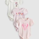 3pk Disney's Minnie Mouse Room to Grow Newborn Bodysuits