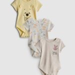 3pk Disney's Winnie the Pooh Room to Grow Newborn Bodysuits