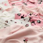 7pk Disney’s Minnie Mouse Short Sleeve Bodysuits