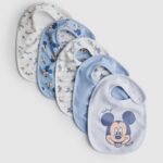 5pk Disney’s Mickey Mouse and Friends Wrap Bibs