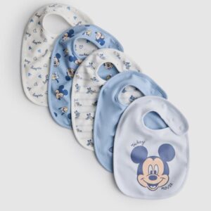 5pk Disney’s Mickey Mouse and Friends Wrap Bibs