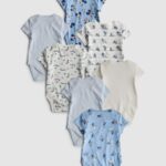 7pk Disney’s Mickey Mouse Short Sleeve Bodysuits