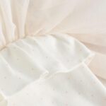 Ecru Bunny Tutu Baby Sleepsuit