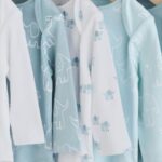 Blue Baby Elephant Long Sleeved Bodysuits 5 Pack