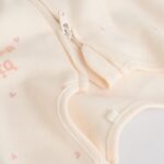 Pink Heart Two Way Zip Baby Sleepsuits 3 Pack