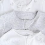 Grey Baby Two Way Zip Sleepsuits 3 Pack