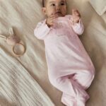 Pink Mummy Family Baby Sleepsuit