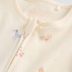 Multi Pastel Character 5 Pack Two Way Zip Baby Sleepsuits
