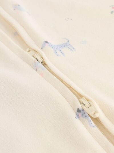 Multi Pastel Character 5 Pack Two Way Zip Baby Sleepsuits