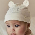 Neutral Im New Here Sleepsuit And Hat Set