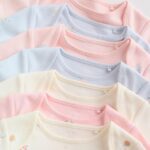 Multi Pastel Character 7 Pack Short Sleeve Baby Bodysuits