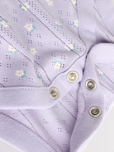 Purple Vest Baby Bodysuits 5 Pack