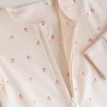Pink Two Way Zip Baby Sleepsuit 4 Pack