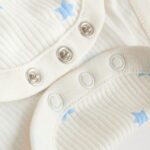 Blue Short Sleeve Long Sleeve Baby Bodysuits 5 Pack