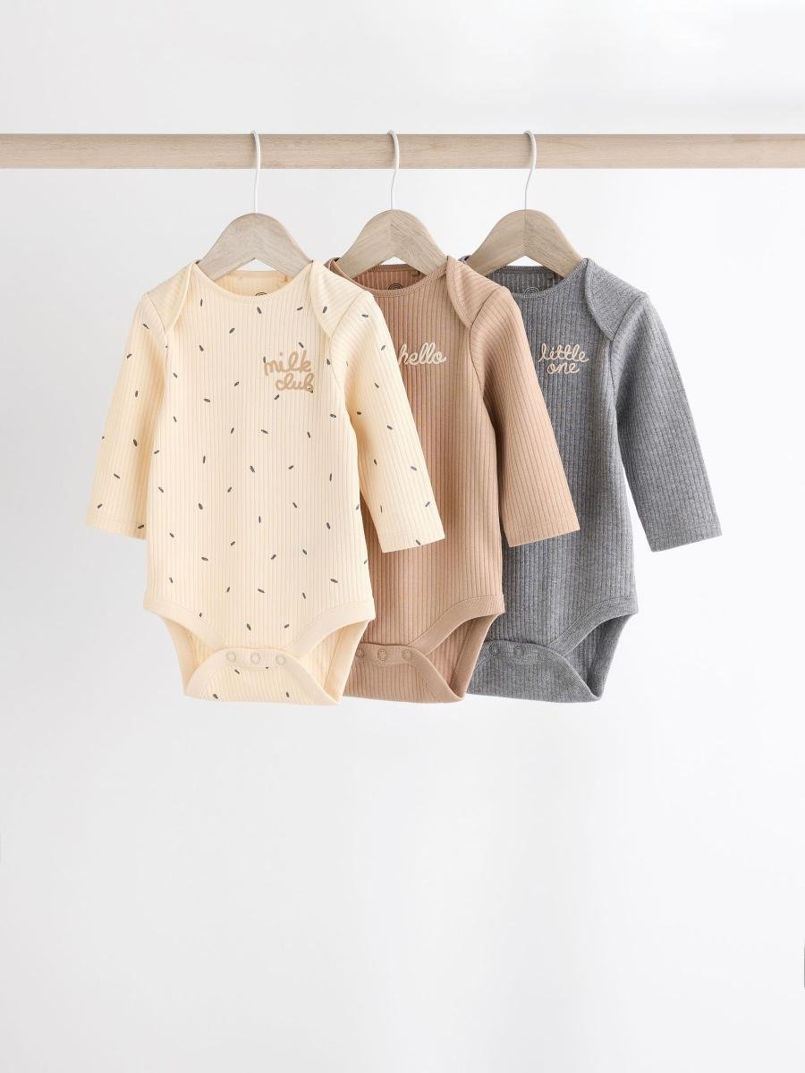 Neutral Milk Club Baby Bodysuits 3 Pack