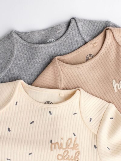 Neutral Milk Club Baby Bodysuits 3 Pack
