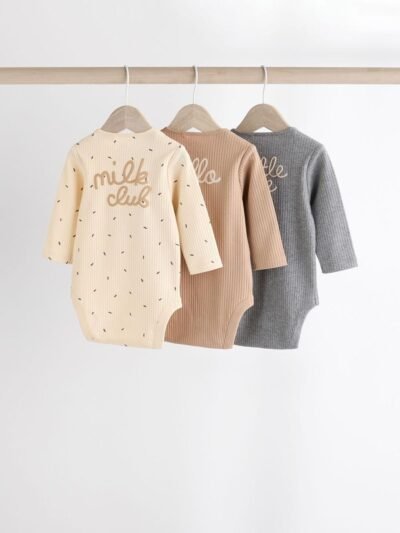 Neutral Milk Club Baby Bodysuits 3 Pack