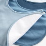 Blue Baby 100% Cotton Bibs 5 Pack