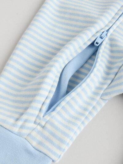 Blue Bear Way Zip Baby Sleepsuits 3 Pack