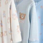 Blue Bear Way Zip Baby Sleepsuits 3 Pack