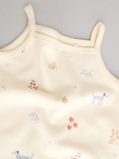 Multi Vest Baby Bodysuits 5 Pack