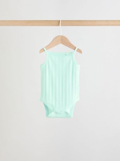 Multi Vest Baby Bodysuits 5 Pack