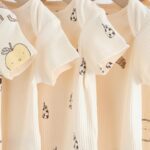 Neutral Short Sleeve Baby Bodysuits 5 Pack