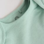 Green Short Sleeve Baby Bodysuits 5 Pack