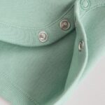 Green Short Sleeve Baby Bodysuits 5 Pack
