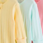 Pink/Yellow Baby Sleepsuits 3 Pack