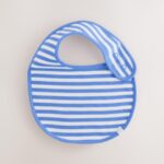 Blue/Ecru Bear Baby Bibs 5 Pack