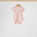 Multi Pastel Short Sleeve Pointelle Baby Bodysuits 5 Pack
