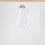 Multi Pastel Short Sleeve Pointelle Baby Bodysuits 5 Pack