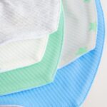 Blue/Green Baby Dribble Bibs 5 Pack