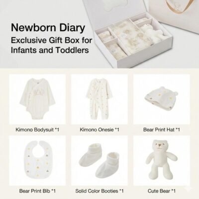Exclusive Baby Gap Newborn Bear Gift Box Set
