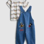 Disney’s Mickey Mouse and Friends T-Shirt and Dungarees Set