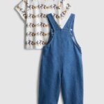 Disney’s Mickey Mouse and Friends T-Shirt and Dungarees Set