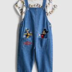 Disney’s Mickey Mouse and Friends T-Shirt and Dungarees Set
