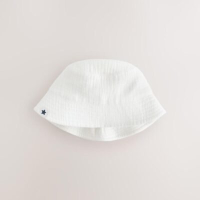 Navy/White 2 Pack Baby Bucket Hat