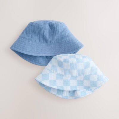 Blue Bucket Hats 2 Pack