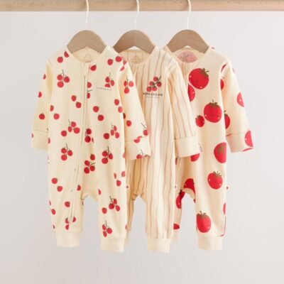 Red Tomato Baby Sleepsuits 3 Pack