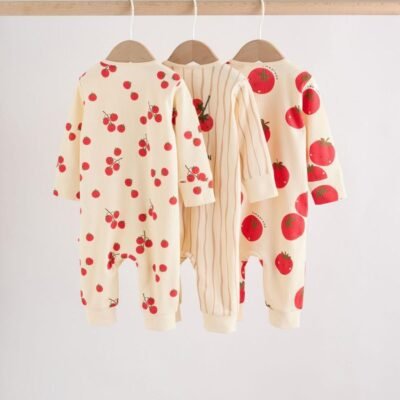 Red Tomato Baby Sleepsuits 3 Pack