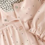 Pink 3 Pack Baby Sleepsuits with Matching Turbans