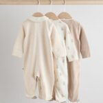 Neutral Baby Sleepsuits 3 Pack