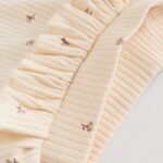 Purple/Yellow/Cream Ditsy Baby Leggings 4 Pack