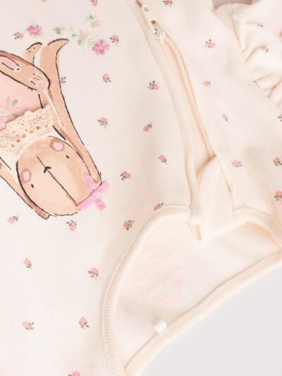 Pink Two Way Zip Sleepsuits 3 Pack