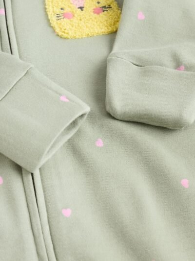 Pink/Blue 5 Pack Two Way Zip Baby Sleepsuits