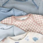 Blue Baby Long Sleeve Bodysuits 5 Pack