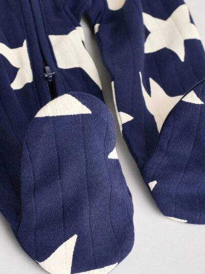Navy Star Sleepsuits 3 Pack